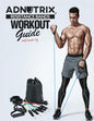 Adnutrix Resistance Bands workout Guide With Workout log - Paperback