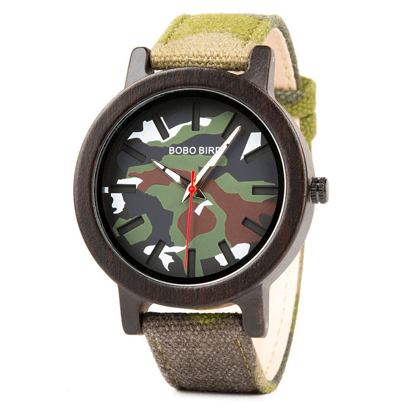 Wooden Watch R24 Quartz Decoration