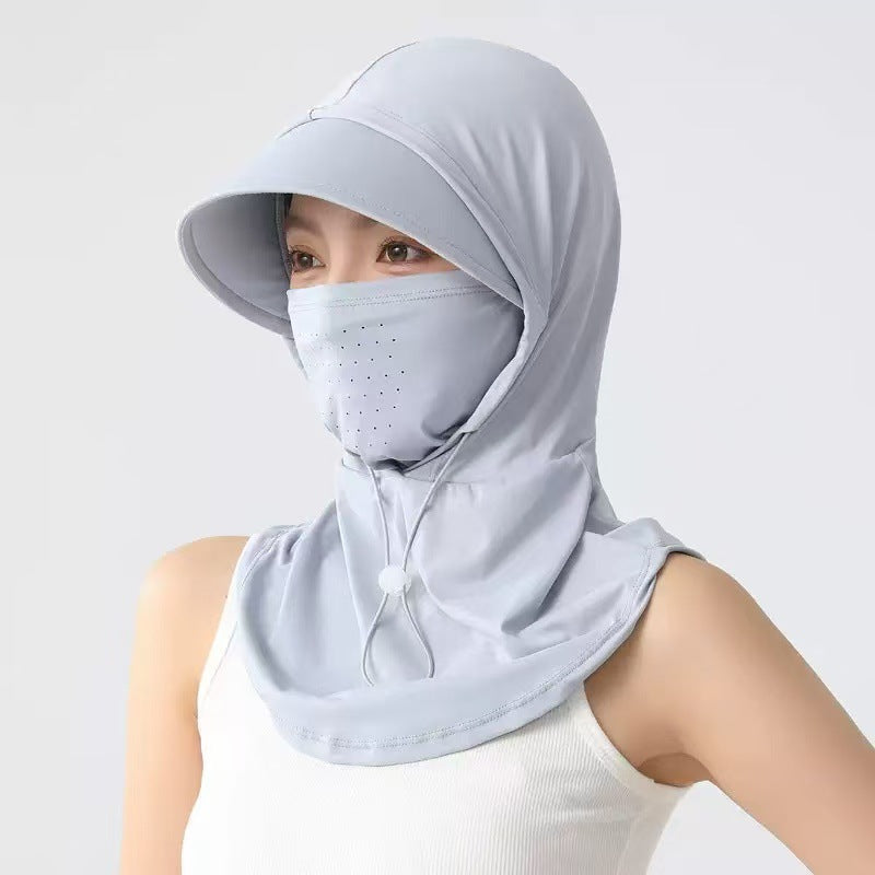 Sunscreen Face Mask With Hood Full-face UV Protection