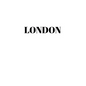 London: Hardcover White Decorative Book for Decorating Shelves, Coffee Tables, Home Decor, Stylish World Fashion Cities Design - Hardcover