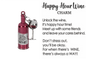 Happy Hour Wine Charm - Red Wine
