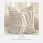 Sofa Throw Pillowcase Cream Color Three-dimensional Embroidery