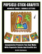 Popsicle-Stick-Graffiti/ Number Three/ Bubble Letters: Inexpensive Projects You Can Make With Popsicle Sticks And Graffiti Art - Paperback