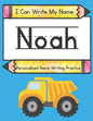 I Can Write My Name: Noah: Personalized Name Writing Practice - Paperback