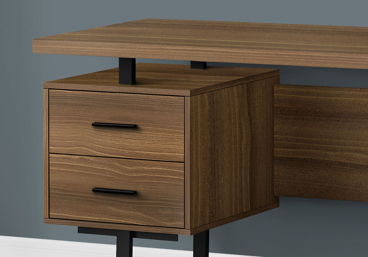 Computer Desk For Home Office, Laptop, Left, Right Set - Up, Storage Drawers, Contemporary & Modern