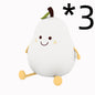 LED Pear Fruit Night Light USB Rechargeable Dimming Touch Silicone Table Lamp Bedroom Bedside Decoration Couple Gift Boby Light