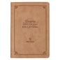 NLT Holy Bible Everyday Devotional Bible for Men New Living Translation, Vegan Leather, Tan Debossed - Leather