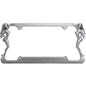 Beach Ladies Metal License Plate Frame