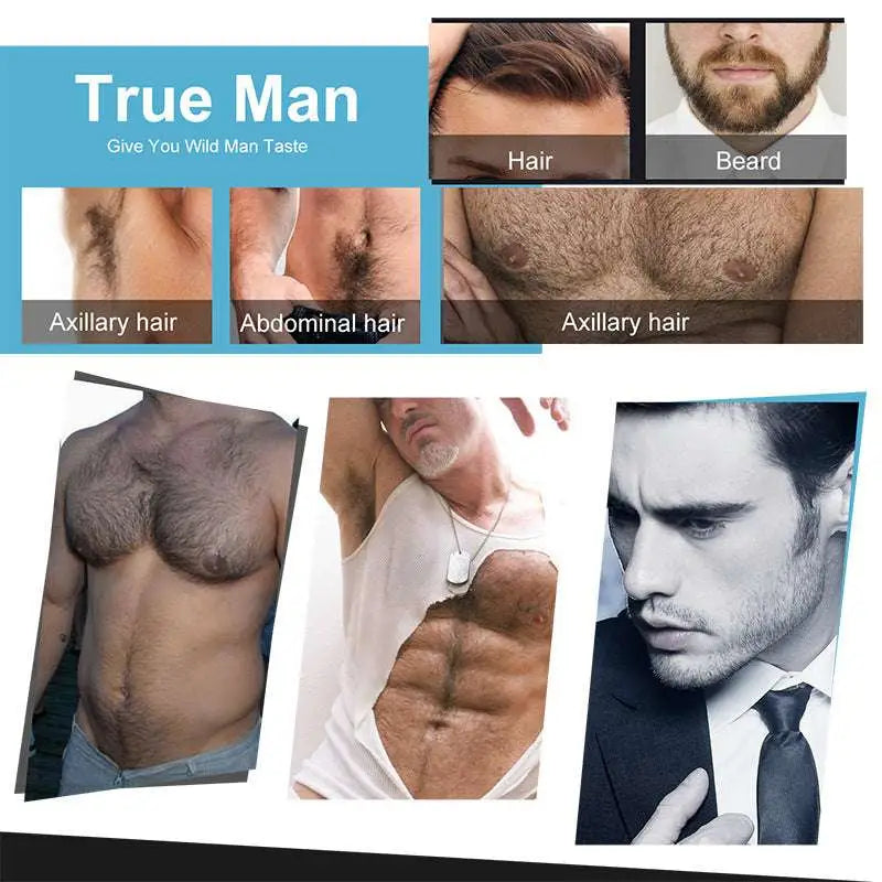 Beard Growth Kit with Serum and Dermaroller