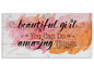 Beautiful Girl 2 - Canvas