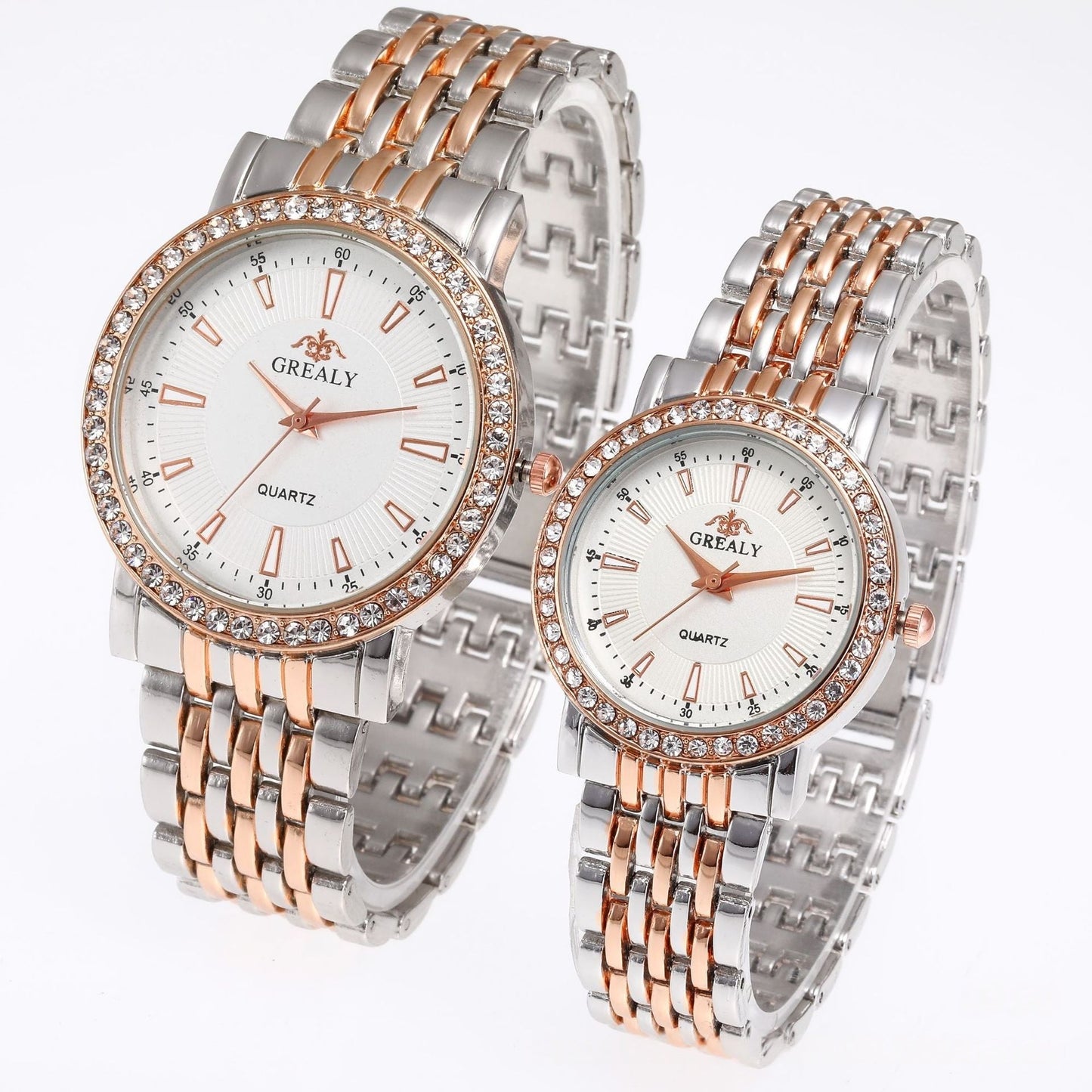 Mens And Womens Quartz Dress Couple Watches Business Gift