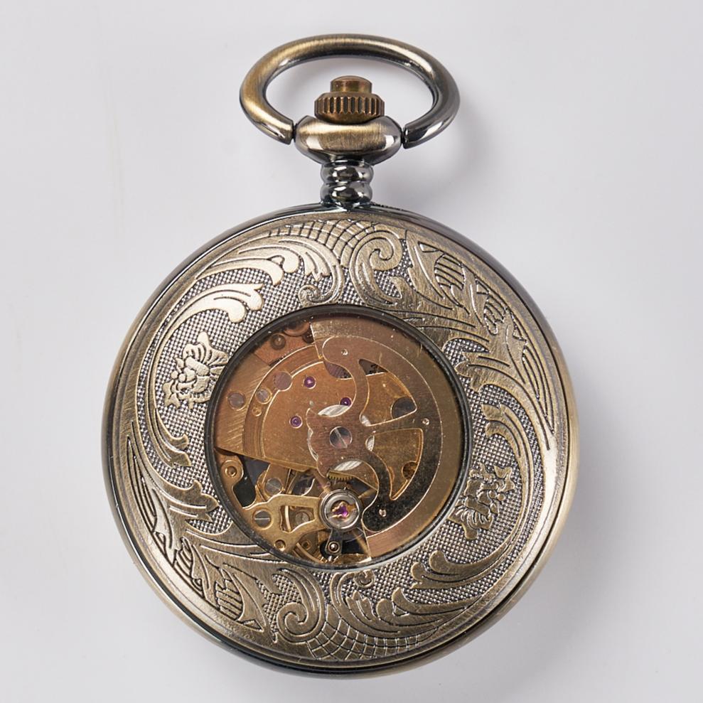 Mechanical Pocket Watch Openwork Vintage