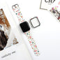 Trendy Fashion Printed Silicone Watch Strap