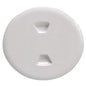 Beckson 5" Twist-Out Deck Plate - White