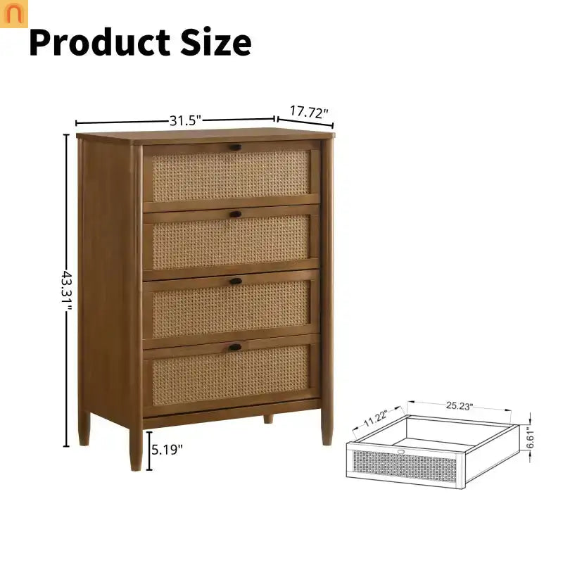 Bedroom Set Queen Walnut Textured Headboard Dresser Nightstand 5pc