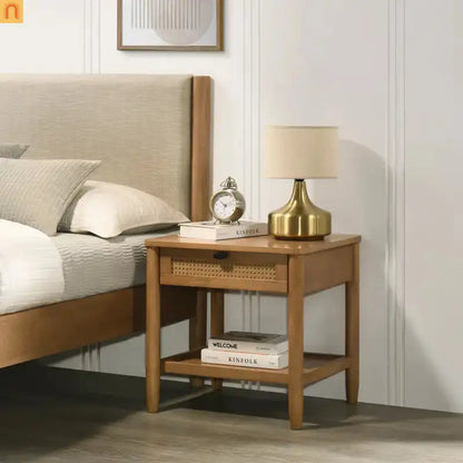 Bedroom Set Queen Walnut Textured Headboard Dresser Nightstand 5pc