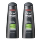 Dove Men+Care Fortifying 2 in 1 Shampoo and Conditioner Fresh and Clean for Normal to Oily Hair with Caffeine and Menthol to Help Strengthen & Nourish Hair 12 fl oz Pack of 2