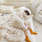 LuxuryRabbit Plush Blanket Winter Thickened Fur