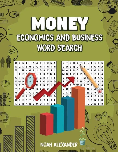 Money Economics and Business Word Search: 100 Puzzles with solutions Large Print 8.5x11 - Paperback