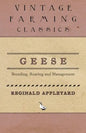 Geese - Breeding, Rearing and Management - Paperback