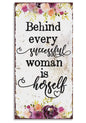 Behind Every Successful Woman - Canvas