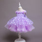 Children's Flower Princess Dress Year-old Girl Polka Dot