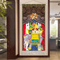Thai Zen Elephant Fabric Wall Hanging Tapestry