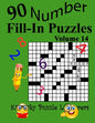 Number Fill-In Puzzles, Volume 14: 90 Puzzles - Paperback