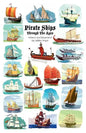 Pirate Ships Through the Ages - Paperback