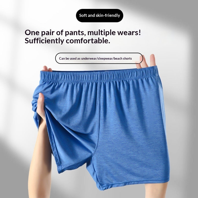 Thin Loose-fit Trendy Breathable Boxer Briefs In Plus Sizes