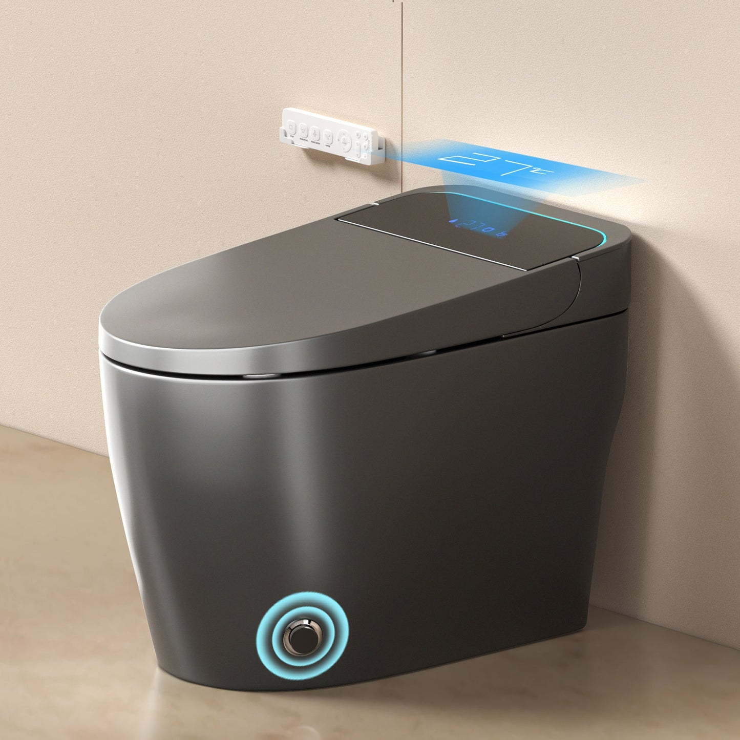 Unique Smart Toile,  One Piece Toilet with Bidet Built In,Intelligent Toilet ...
