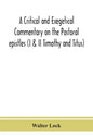 A critical and exegetical commentary on the Pastoral epistles (I & II Timothy and Titus) - Paperback