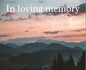 Condolence book for funeral landscape (Hardcover): Memory book, comments book, condolence book for funeral, remembrance, celebration of life, in lovin - Hardcover