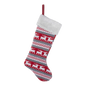 Reindeer & Snowflake Knit Stocking