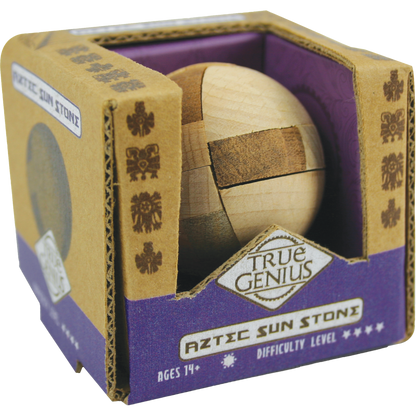 Aztec Sun Stone - Wooden Puzzle