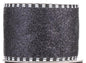 Halloween Wire Ribbon 2.5 inches x 25 feet - Black Sparkle