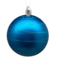 4.75" (120mm) Commercial Shatterproof Ball Ornament - Aloha With Aqua Tangles