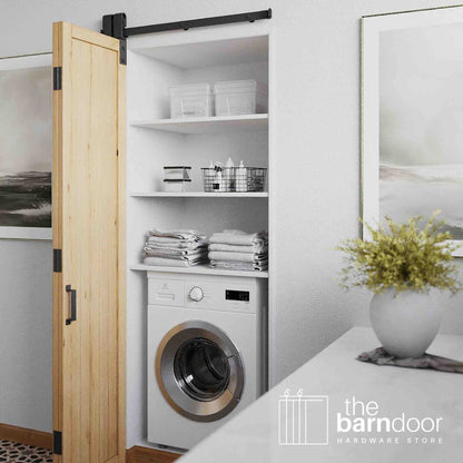 Classic J-Strap Bifold Barn Door Hardware Kit | 2 Door Kit