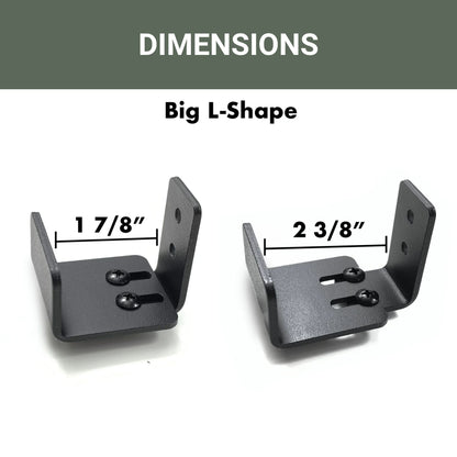 U Channel Wall Mounted Barn Door Guide