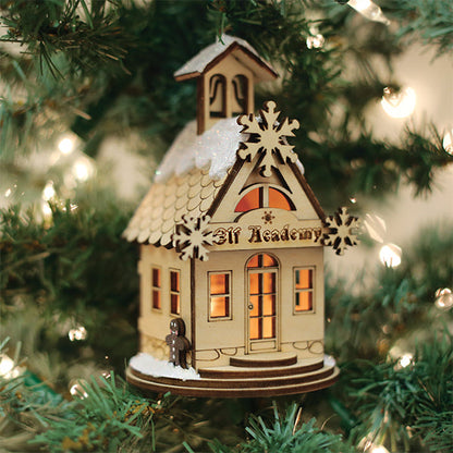 Elf Academy One Room Schoolhouse Ginger Cottage Collection