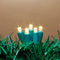 60 Indoor/Outdoor LED String LIght - Warm White - Green Wire