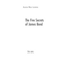 The Five Secrets of James Bond - Paperback