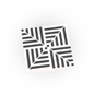 Black and White Geometric Floor Tile - Custom Printed Flooring - Made Using a LEGO® Tile