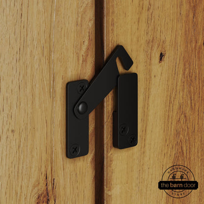 Barn Door Biparting Privacy Latch