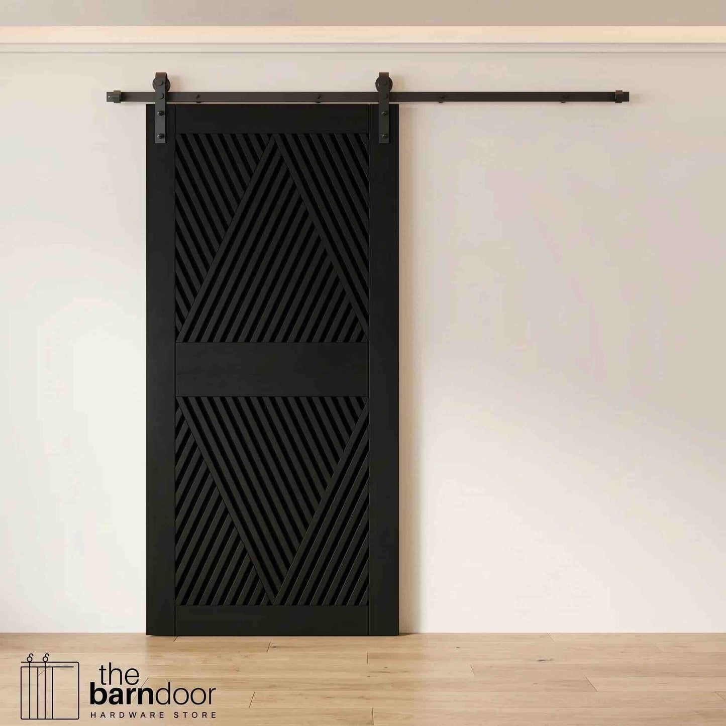 Diamond Pattern Pine Wood DIY Barn Door