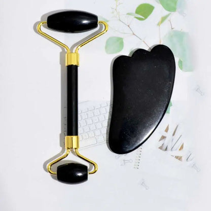 Black Obsidian Beauty Face Care Massage Jade Roller