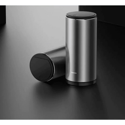 Black Small Trash Bin Garbage Can For Car Waste Rubbish Basket Organizer Storage Holder Car Accessories