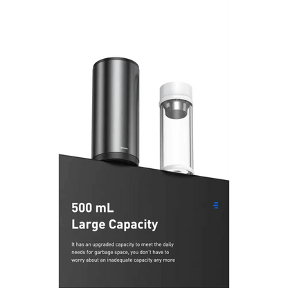 Black Small Trash Bin Garbage Can For Car Waste Rubbish Basket Organizer Storage Holder Car Accessories