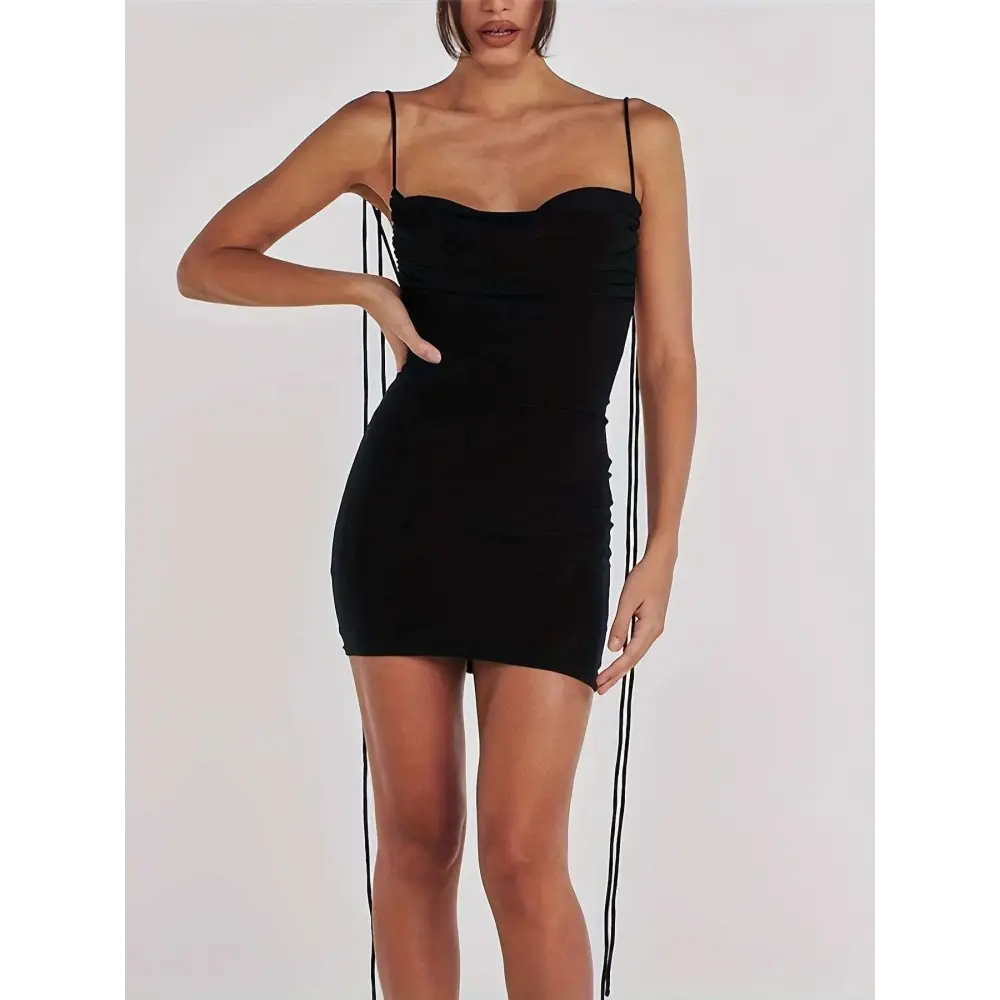 Black Strapless Mini Dress Luxury Women’s Fashion