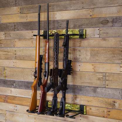 FORGE Firearm Rack | Wall Mount Display | 5 Slots | MultiCam